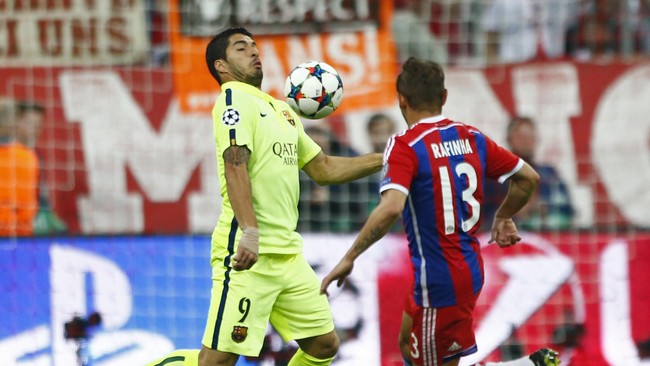 Luis Suarez hanya bermain selama 45 menit namun ia tetap memberikan kontribusi besar terhadap keberhasilan Barcelona menggenggam tiket menuju babak final.