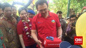 Bersama Veronica, Ahok Resmikan Taman Terpadu Ramah Anak