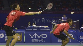 M. Ahsan/Hendra Agresif, Indonesia 1-0 Tiongkok