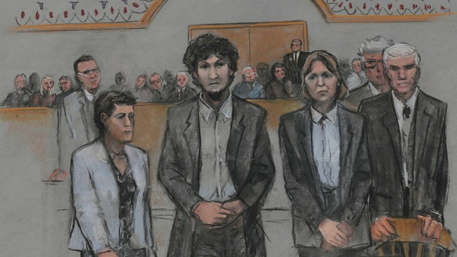 Pengadilan Federal Boston menjatuhkan hukuman mati kepada Dzhokar Tsarnaev, pengebom Maraton Boston yang masih hidup, dan menolak opsi hukuman seumur hidup.