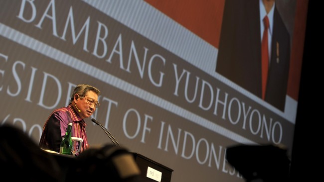 SBY dalam pidato ilmiahnya mengaku bangga atas penganugerahan gelar kehormatan yang dia terima. Ia mengatakan tak ada muatan politis antara dirinya dengan ITB.