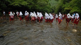 Ratusan Anak Perbatasan Timor Leste Ikuti Lomba Membaca