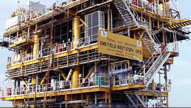 Puncak produksi Lapangan South Mahakam diperkirakan menghasilkan 330 Mmscfd untuk gas dan 14.000 boepd untuk kondensat.