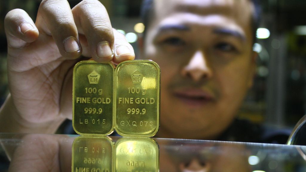 Harga Emas Antam Merosot Rp50 Ribu usai Lebaran ke Level Rp2,843 Juta