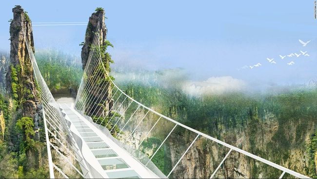 Tak perlu jauh-jauh ke China untuk melintasi jembatan kaca, karena sejumlah daerah di Indonesia juga memilikinya.