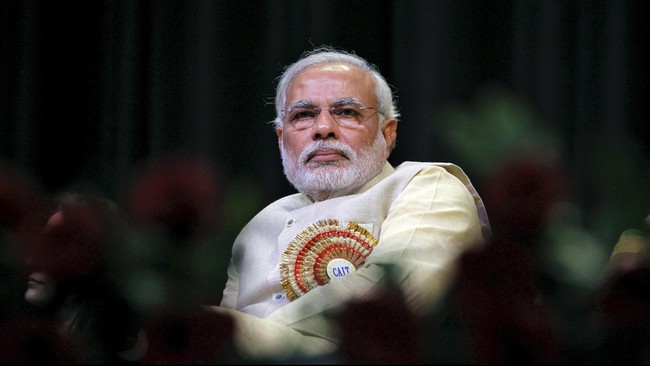 Foto Narendra Modi muncul untuk pencarian gambar "Top 10 Criminals", membuat geger India dan memicu keramaian di Twitter.