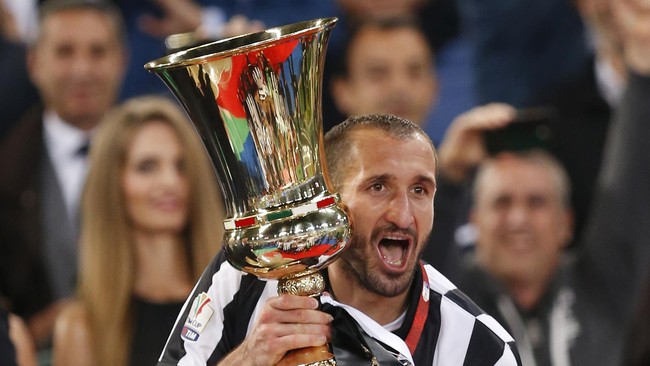 Kemenangan Juventus atas Lazio pada final Coppa Italia, Rabu (20/5), dianggap bek Giorgio Chiellini sebagai persiapan yang penting jelang menghadapi Barca.