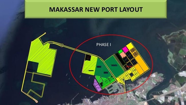 Kementerian Badan Usaha Milik Negara meyakini proyek Makassar New Port akan segera rampung pada Oktober 2018 atau lebih cepat.