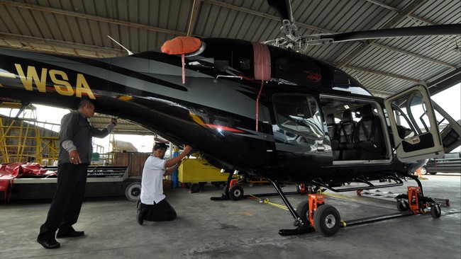 Helikopter dapat menjadi alternatif transportasi untuk mudik Lebaran. Tarif sewa untuk rute Jakarta-Bandung dipatok Rp15 juta.
