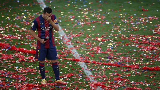 Pertandingan terakhir Xavi di La Liga memang tidak berakhir dengan kemenangan. Namun, laga di Camp Nou tersebut tetap emosional bagi Xavi.