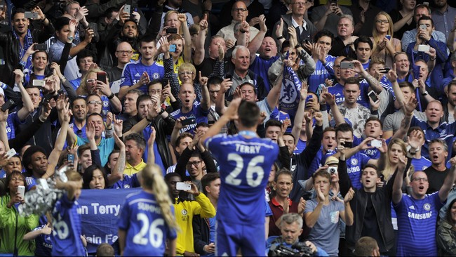 Chelsea memang memiliki jutaan pengikut di Twitter, namun 'suara' mereka kalah jauh dibandingkan dengan para suporter klub Burnley.