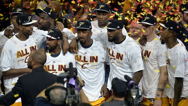 Bagi LeBron James, ini adalah final NBA kelima beruntunnya. Di final, Cavaliers akan menghadapi pemenang antara Warriors melawan Rockets.