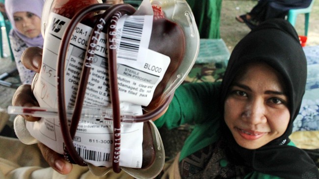 Persediaan darah di PMI Kota Medan di tengah pandemi virus corona ini hanya 500 kantong, padahal dalam situasi biasa bisa mencapai 1.500 per hari.