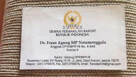 Dituduh Pakai Gelar Palsu, Frans Tantang MKD Sidang Terbuka