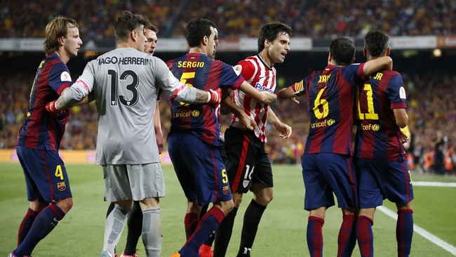 Neymar tak peduli dengan kejengkelan para pemain Athletic Bilbao atau orang lain terhadap aksi dirinya yang mungkin terlalu banyak lagak di pertandingan itu.
