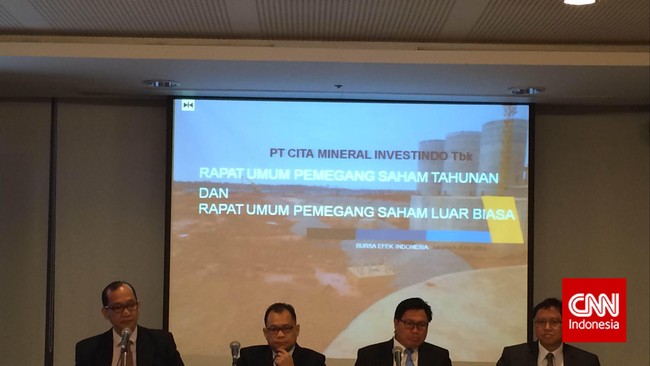 "Larangan ekspor biji mineral sejak Januari 2014, membuat kami sampai sekarang tidak punya sumber pendapatan yang signifikan," Sekper Cita Mineral Yusak Pardede