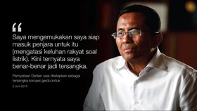 Banyak Momen Merekam Pernyataan Dahlan Iskan