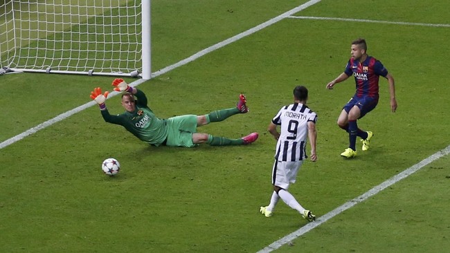 Alvaro Morata adalah orang kedua setelah Arjen Robben (2013) yang mencetak gol baik di semifinal maupun final Liga Champions.