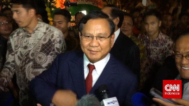Ketua Umum Partai Gerindra Prabowo Subianto menuturkan partainya belum bersikap terkait revisi UU KPK.