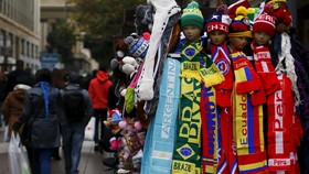 Foto-foto Persiapan Pesta Sepak Bola Amerika Latin