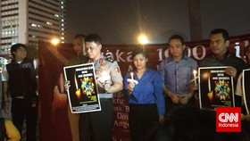 Gerakan Seribu Lilin dan Doa Bersama untuk Angeline