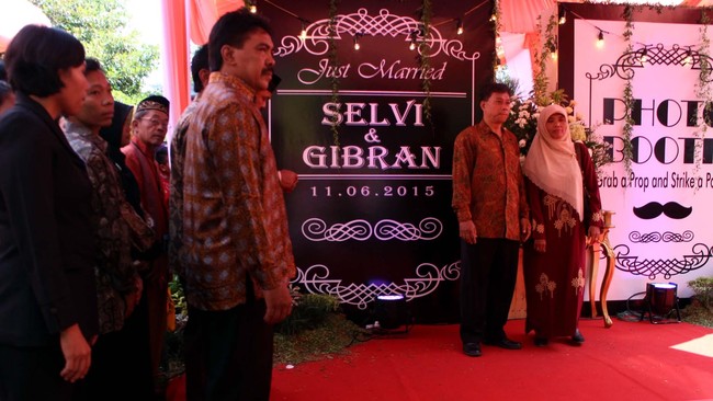 Kemeriahan Resepsi Pernikahan Gibran-Selvi