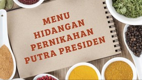 Melihat Menu Hidangan Pernikahan Putra Presiden