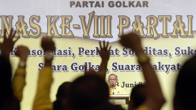 Salah satu poin yang akan dibahas dalam pertemuan adalah soal kriteria calon kepala daerah yang akan diusung oleh Golkar. 