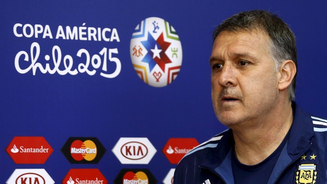 Pelatih Argentina Gerardo Martino adalah pelatih Paraguay saat menjadi finalis Copa America 2011. Kedua tim itu akan bertanding, dan Martino punya keyakinan.