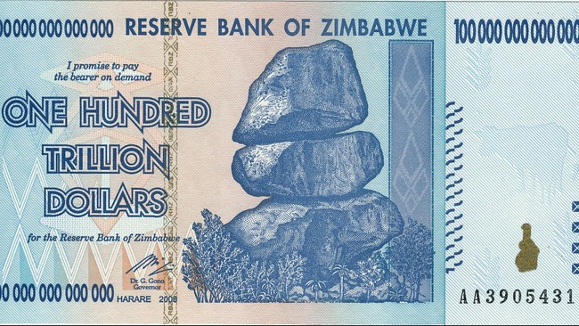 Ada satu mata uang yang luar biasa buruk nilainya kalau dibandingkan dengan dolar Amerika Serikat, yaitu dolar Zimbabwe.