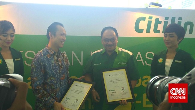 Citilink menargetkan kontribusi penjualan tiket melalui toko ritel bisa mencapai 10 persen dari total penjualan sepanjang tahun.