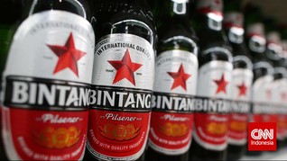 Laba Bersih Produsen Bir Bintang Anjlok 76 Persen pada 2020