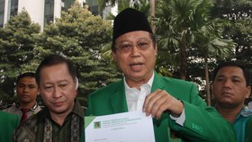 PPP Djan Sambangi Kemenkumhan Klarifikasi SK Kubu Romi