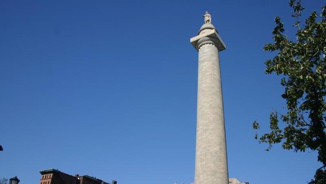 Monumen tertua yang didedikasikan untuk George Washington, presiden pertama Amerika Serikat, rusak sebagian akibat tersambar petir di Maryland.