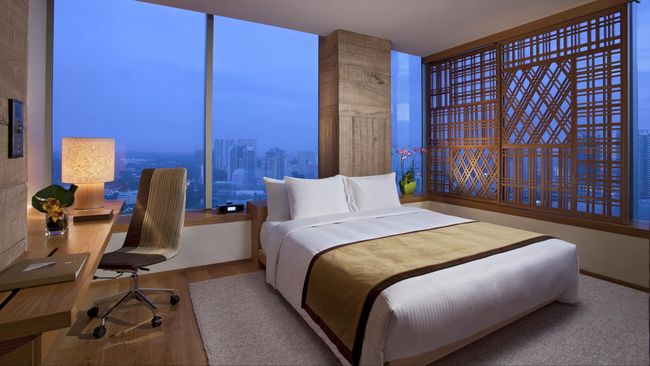 Oasia hotel lebih mengedepankan gaya modern yang sangat sesuai bagi para pebisnis.