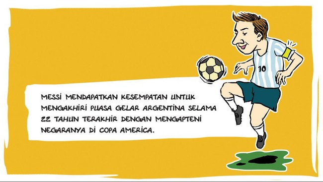 Komik Kisah Lionel Messi, Si Kutu di Puncak Dunia