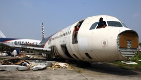 Bangkai Pesawat Indonesia Jadi Restoran di China