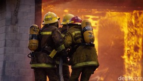 Pasar Badung di Bali Terbakar