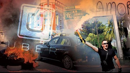 Ricuh Menolak Taksi Uber