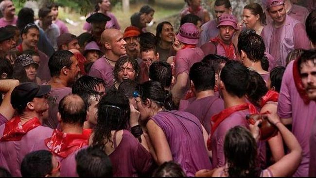 La Batalla del Vino adalah sebuah festival rakyat di Spanyol. Secara harfiah, nama festival tersebut diterjemahkan sebagai perang anggur.