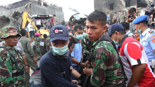 Kepala Dinas Penerangan TNI Angkatan Udara Marsekal Madya Dwi Badarmanto mengatakan jumlah tersebut sesuai dengan manifes penumpang.