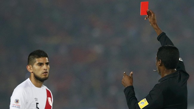Lawan Chile di babak final, Argentina atau Paraguay, harus hati-hati dalam bermain karena bisa saja mereka terkena kartu merah seperti Uruguay dan Peru.