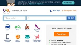 Nilai Transaksi di OLX Capai Rp37 Triliun