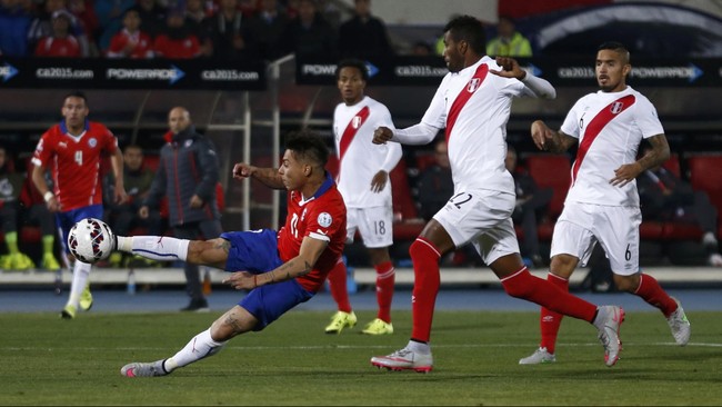 Pelatih Chile, Jorge Sampaoli, menganggap Peru adalah lawan terberat yang pernah dihadapi La Roja sejauh ini usai menang 2-1 di semifinal Copa America.