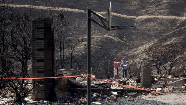 'Sleepy Hollow Fire' Hanguskan 24 Rumah di Washington