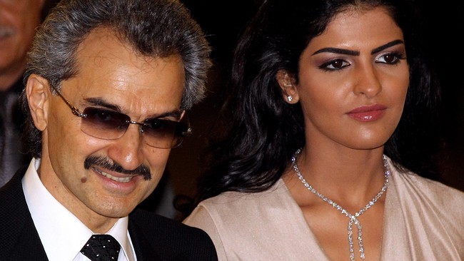 Pangeran Alwaleed yang merupakan Chairman dari Kingdom Holding Company dan Alwaleed Philantropis yang investasinya tersebar di seluruh belahan dunia.