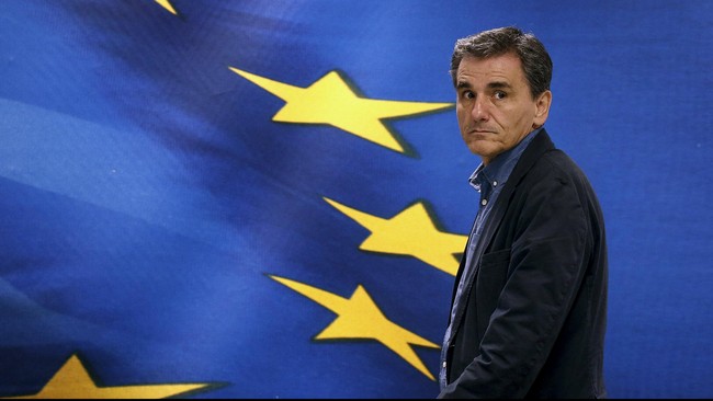 Euclid Tsakalotos, ekonom sayap kiri yang dilantik sebagai menteri keuangan Yunani baru akan lebih keras upayakan penghapusan utang dari kreditor Eropa.