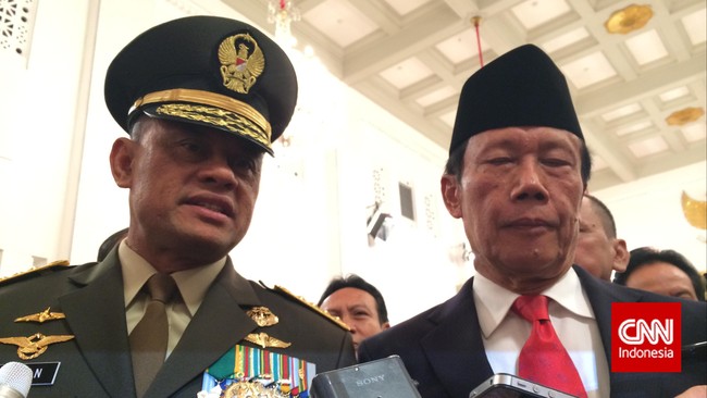 Sebagai Kepala Badan Intelijen Negara, Sutiyoso berjanji mengubah sikapnya yang ceplas-ceplos menjadi irit bicara. Sementara Gatot akan memperkuat TNI AU.