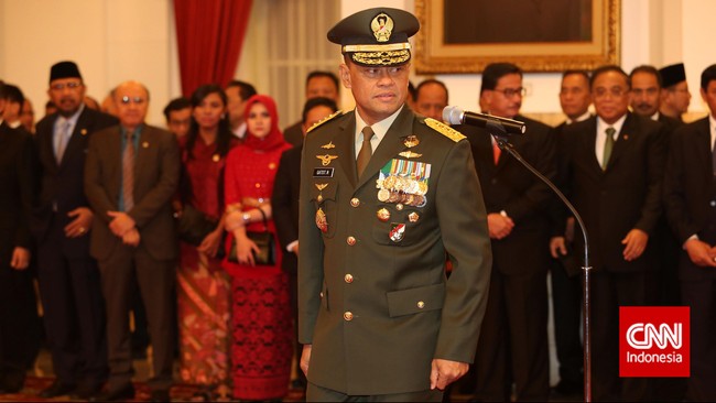 Jederal Gatot Nurmantyo menyebut sel-sel 'tidur' yang tersebar di 16 wilayah Indonesia itu bisa bangun sewaktu-waktu.