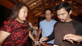 Petinju Dunia Pacquiao Temui Terpidana Mati Narkoba Mary Jane